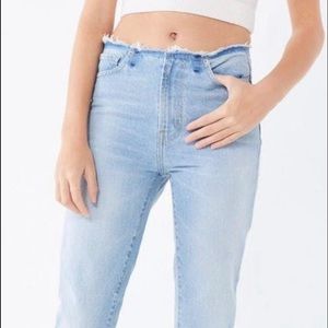 BDG raw hem mom jeans